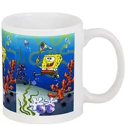 Кухоль GeekLand SpongeBob SquarePants CP 03.165 330 мл білий - мініатюра 2
