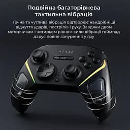 Бездротовий геймпад Ajazz GP100 RGB чорний (GP100-B) - мініатюра 11