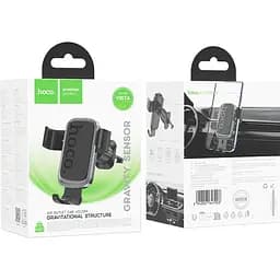 Автотримач Hoco H80 Vista Gravity Black (647908) [151311] - мініатюра 7