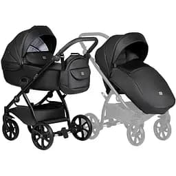 Коляска універсальна Tutis Uno5+ Leather collection jet black (1402699)