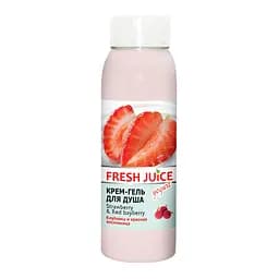 Крем-гель для душа Fresh Juice Strawberry & Red bayberry, 300 мл
