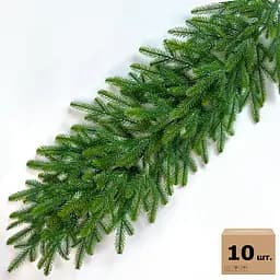 Хвойна гірлянда Hvoya Forest лита зелена з салатовими кінчиками (10 шт. x 1.2 м)