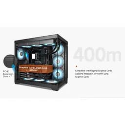 Корпус PcCooler CPS C3 T700 ARGB BK (C3-T700BKD401-GL) - мініатюра 10