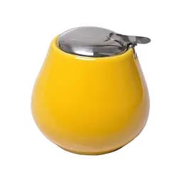 Цукорниця Fissman керамічна жовта 600 мл (9400)