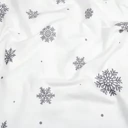 Дитяча постільна білизна фланель Cosas SNOWFLAKES SILVER CS3 110х140см (Flannel_SnowflakesSilver_41Skyer_140) - мініатюра 9