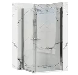 Душова кабіна Rea Maxim 80x80 L REA-K0264, Хром, Ліва, прозорий