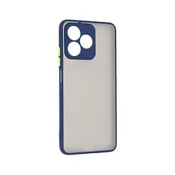 Чехол-накладка для Realme C53/C51/Note 50, Frosted Matte, синий, противоударный чехол с защитой всего корпуса, термополиуретан TPU + поликарбонат PC, ArmorStandart (ARM72390)