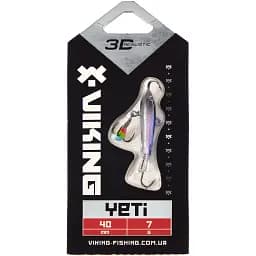 Балансир Viking Fishing Yeti Ice Jig 40mm 7.0g #1 Blue Glam - мініатюра 2