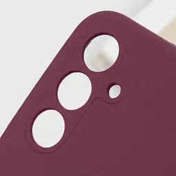 Чохол Lakshmi Silicone Cover Full Camera (AAA) для Samsung Galaxy A26 5G Бордовий / Plum - мініатюра 3