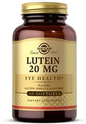 Натуральная добавка Solgar Lutein 20 mg, 60 капсул