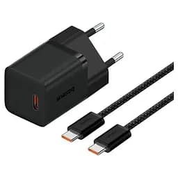 Зарядний пристрій набір із кабелем Baseus GaN5 mini Fast Charger 1C 30 W P10110902113-00