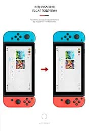Гідрогелева захисна плівка Nintendo Switch, Anti-Blue, прозора, протиударна, захист від синього світла, відновлення від подряпин, стійка до подряпин, проста установка, ArmorStandart (ARM60975) - мініатюра 3