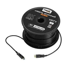 Кабель HDMI V2.1 оптичний Trinix 100м (AOC-HDMI8k-100m) (74-00144) - мініатюра 4