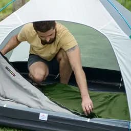 Спальник надлегкий Naturehike LW180 NH21MSD04 правий 15°C розмір M темно-зелений - мініатюра 3