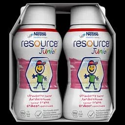 Готова молочна суміш Nestle Resource Junior, зі смаком полуниці, 800 мл (4 шт по 200 мл) - мініатюра 11