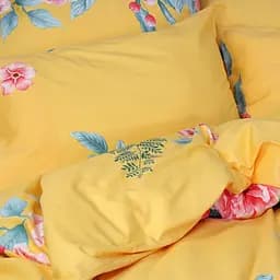 Подвійний комплект постільної білизни Желтий 355303 - мініатюра 3