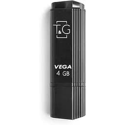Флеш накопичувач USB 4Gb T&G Vega TG121 чорний USB 2.0 (TG121-4GBBK)