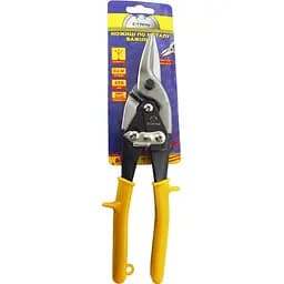 Ножиці по металу Cталь СR-V ліві з пластиковими ручками 250 мм (66478)