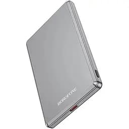Внешний аккумулятор Borofone BJ50 5000mAh 20W магнитный с функцией беспроводной зарядки серый