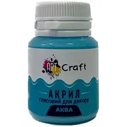 Акрилова фарба ArtCraft глянцева 20 мл Аква (AG-7500)