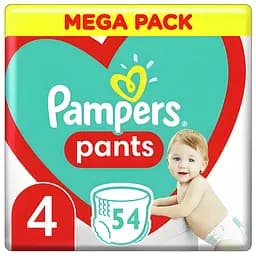 Подгузники-трусики Pampers Active Baby Pants Размер 4 (9-15 кг) 54 шт. 
