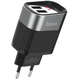 Зарядний з екраном Hoco C40A Speedmaster Charger 2usb 2.4 ампера