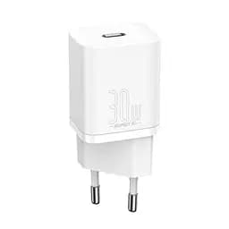 Блок питания адаптер Baseus Super Si 30 W 1 USB-C (CCSUP-J02) белый