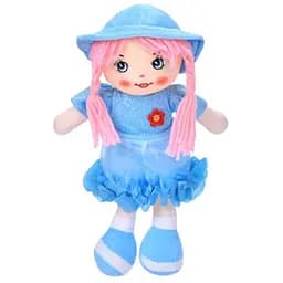 Детская игрушечная кукла Bambi YG0009(Blue) 33 см, мягкая набивная, петелька