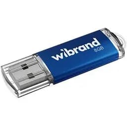 Флеш накопитель USB 8Gb Wibrand Cougar синий USB 2.0 (WI2.0/CU8P1U)