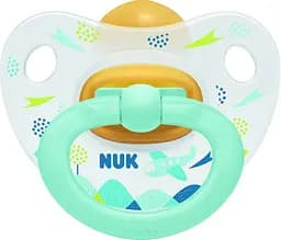 Латексна пустушка Nuk Happy Kids Літак, 6-18 міс., блакитний (3952329)