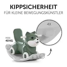 Гойдалка-каталка Hauck 1st Rocker Fox Green, зелена (80500-2) - мініатюра 3