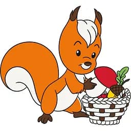 Роспись по холсту «Белочка» 15079-AC 25 x 30 см