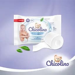 Вологий туалетний папір для дорослих та дітей Chicolino Біорозкладний, 40 шт. - мініатюра 5