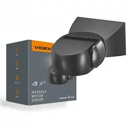 Датчик руху та освітленості Videx VL-SPW15B 220V 1200W IP65 інфрачервоний чорний