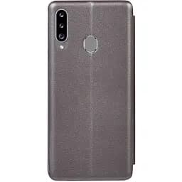 Чохол-книжка Toto Book Rounded Leather Case Samsung Galaxy A20s Gray - мініатюра 2