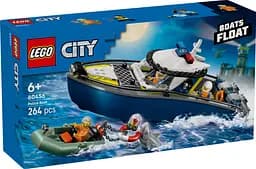 Конструктор LEGO City Переслідування на поліцейському катері 264 деталі (60456) - мініатюра 2