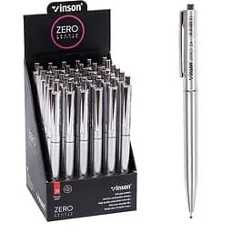 Ручка автоматична ZERO Z4/C 37084 Vinson Fashion 0,7мм, кулькова синя, ціна за 1штуку (6900067370846)