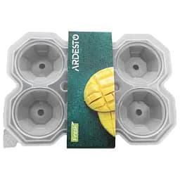 Форма для льда с крышкой Ardesto Fresh Diamond серый 25 х 15 х 3.2 см (AR2341T)