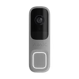 Відеодзвінок з WiFi 4Mp Ajax DoorBell Gray із вбудованим штучним інтелектом та ІЧ датчиком руху (26-00558)