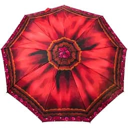 Женский складной зонтик полный автомат Airton 104 см бордовый