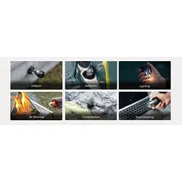 Насос-ліхтар кемпінговий Flextail Max Pump 3, помаранчевий - мініатюра 8