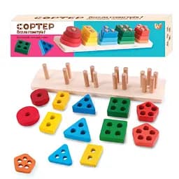 Дошка розвиваюча логічна WToys дерев'яна 10316