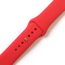 Силіконовий ремінець Watchbands для Apple Watch 38mm Розмір ML червоний (WB101RED38ML) - мініатюра 2