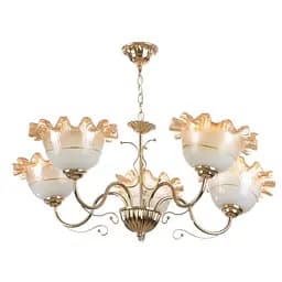 Люстра підвісна Brille флористика E27 60W G (LK-028S/5)