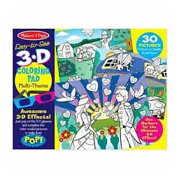 Раскраска Melissa&Doug 3D раскраска по точкам Melissa & Doug для девочек (MD9963)