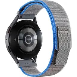 Браслет NormalCloth для Samsung Galaxy Watch 6 Classic 43mm 6 Classic 47mm - сіро-синій ширина кріплення 20мм нейлоновий Watchbands (W45-9WB39573323)