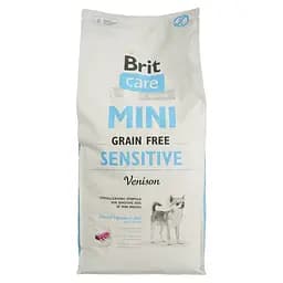 Сухий корм для собак мініатюрних порід з чутливим травленням Brit Care GF Mini Sensitive з олениною 7 кг - мініатюра 2