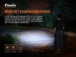 Ліхтар ручний Fenix E02R синій - мініатюра 4
