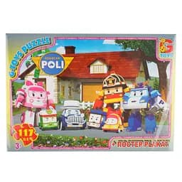 Пазлы G-Toys Робокар Поли 117 элементов