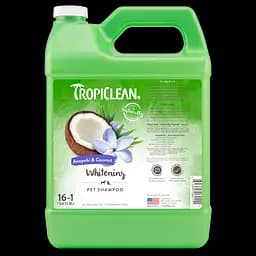 Шампунь для собак и кошек TropiClean Имбирь и кокос, для белой шерсти, 3,8 л (60111)